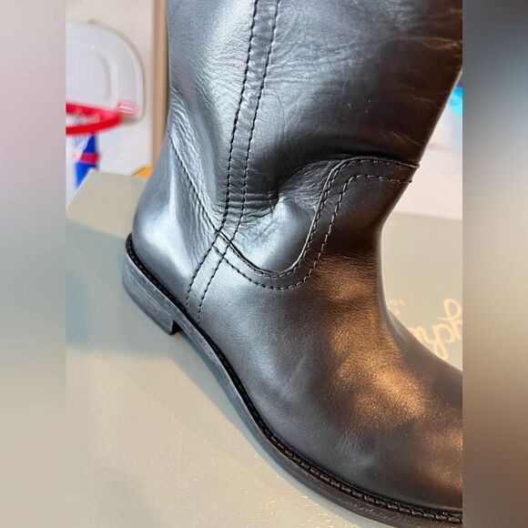 NWT Seychelles Drama Black Leather Knee High Riding Boots 6 - Picture 8 of 10